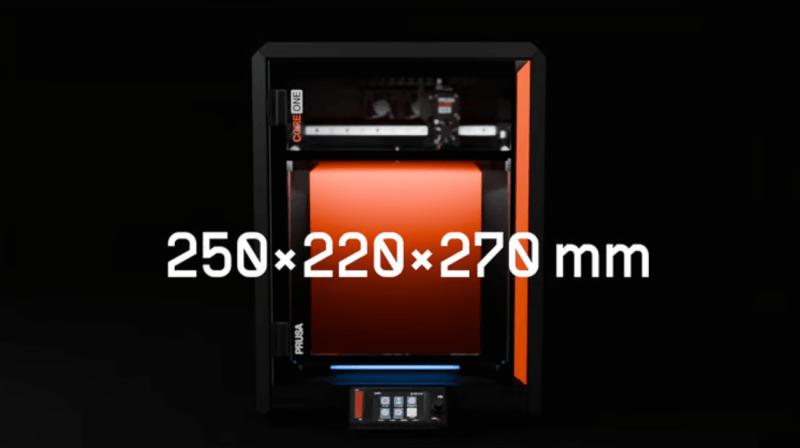 Prusa Cores One volume